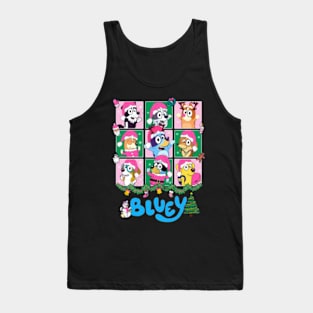 bluey cristmas Tank Top